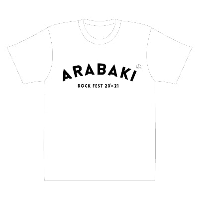 ARABAKI ROCK FEST オフィシャルTシャツB〈ホワイト〉XLサイズ