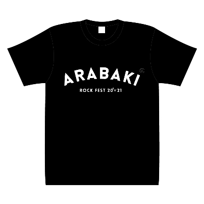 ARABAKI ROCK FEST オフィシャルTシャツB〈ブラック〉Lサイズ