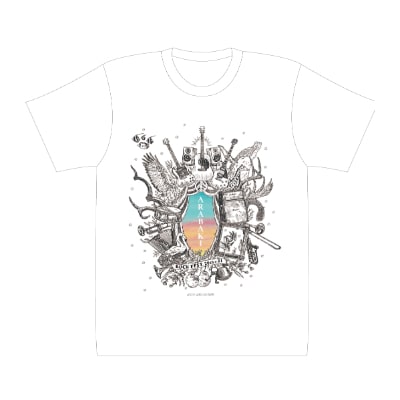 ARABAKI ROCK FEST オフィシャルTシャツC〈ホワイト〉Sサイズ
