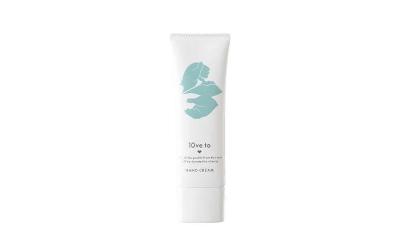 10ve to HAND CREAM　ラブトゥ ハンドクリーム　ブルー環境保護