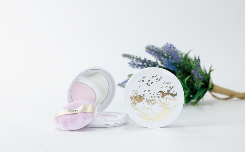 10ve to ラブトゥ UVパウダー ラベンダー(SPF50+/PA+++)