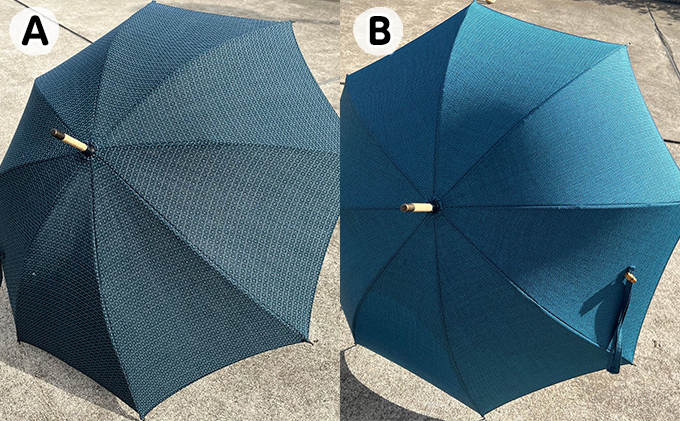 【西川洋傘加工所】1本1本職人の手作り・着物反物晴雨兼用傘 A