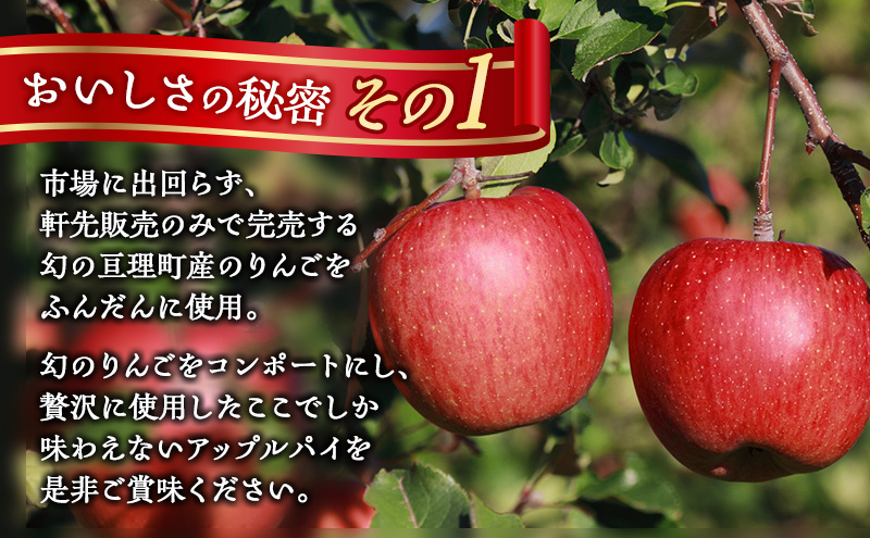 KIBOUのアップルパイ 亘理町産 ふじりんご使用 りんご アップルパイ