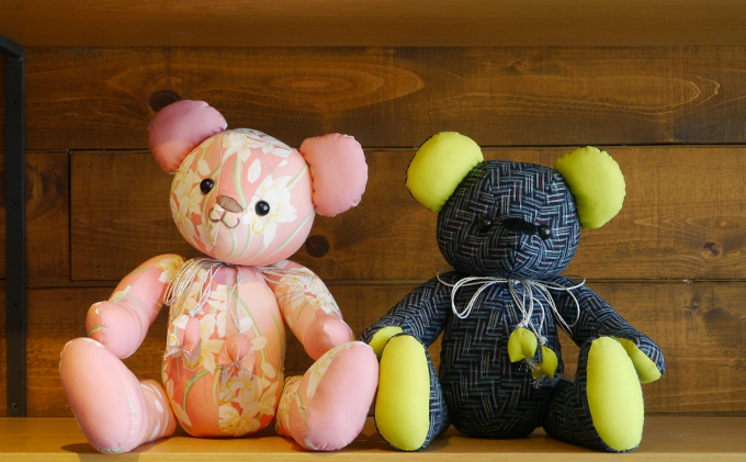 世界に1体思い出溢れるテディベア