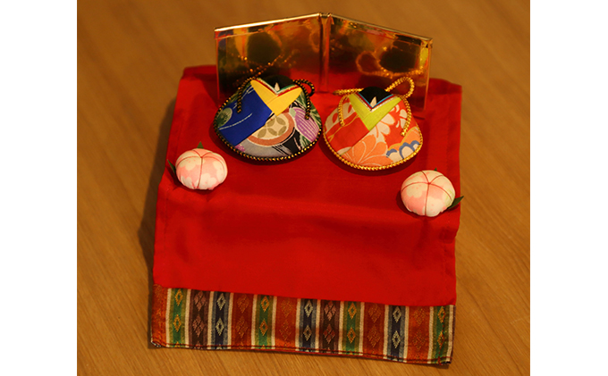 きもの貝雛セット（総桐箱）