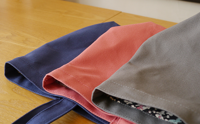 思い出と共にオーダートートバッグB（グレー）