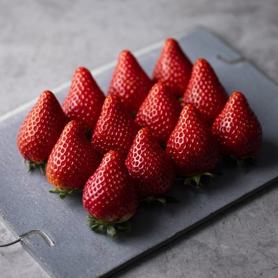 【ふるさと納税】(農場直送)ミガキイチゴ・プラチナ12粒(360g)【配送不可地域：離島】