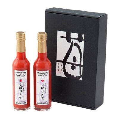ストロベリーピュア100しぼりたて(300ml×2本)【配送不可地域：離島】