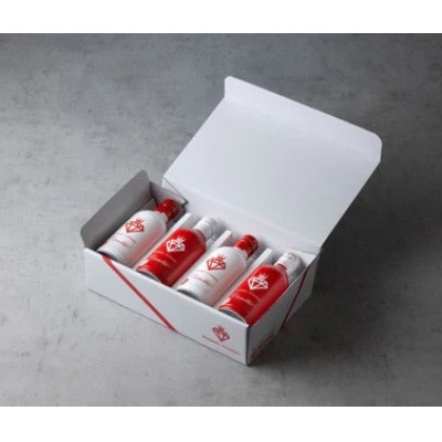 国産苺スパークリングワイン　ミガキイチゴ・カネット290ml(赤白各2本)【配送不可地域：離島】