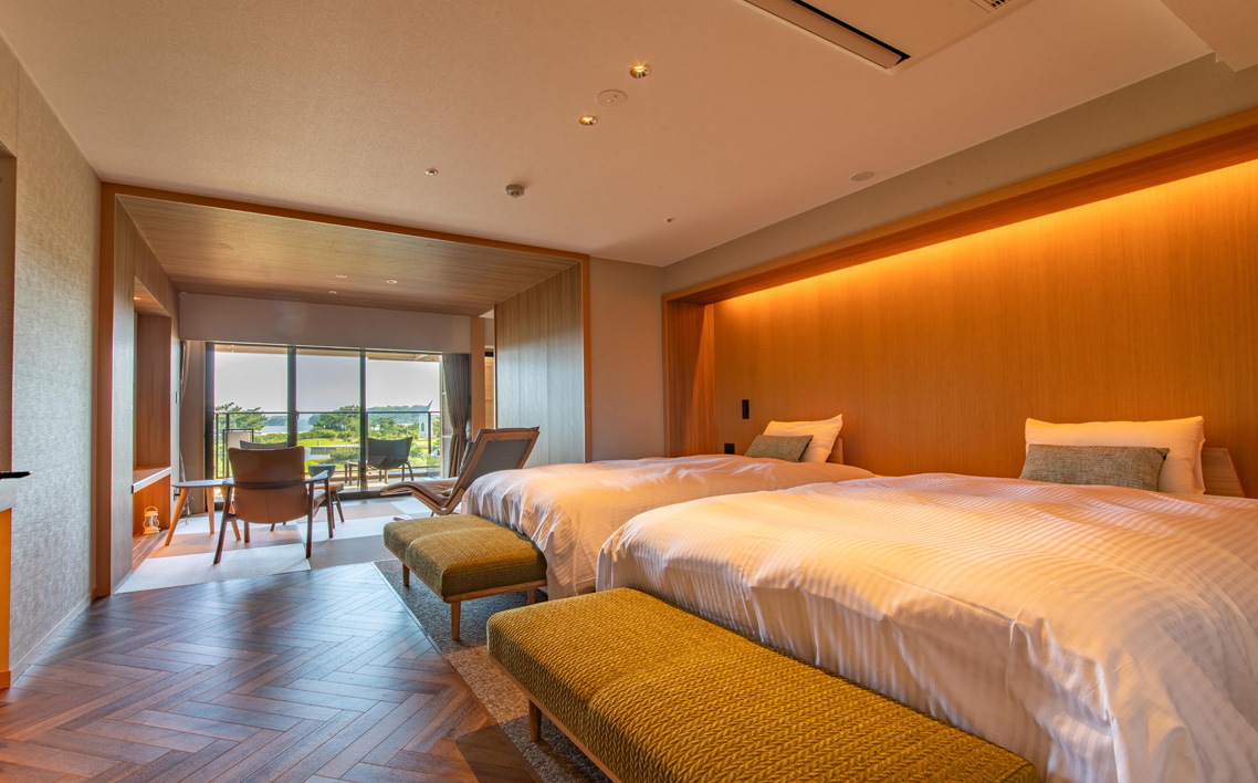 松島温泉　松島一の坊　ビューバス付きペア宿泊券　1泊オールインクルーシブステイ