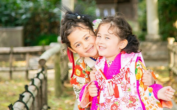 七五三衣装レンタル・お着付け　ロケーションフォト撮影付きプラン