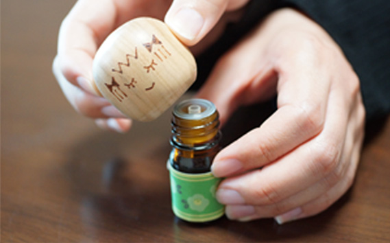 アロマこけし「木のかちゃん」おやすみ松島の香り 1個