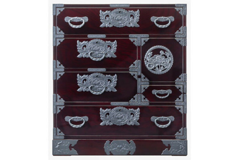 仙台箪笥 手許箪笥 木地呂漆塗り (申込書返送後、3ヶ月～8ヶ月程度でお届け) 欅産業 職人 おすすめ 船箪笥 [インテリア タンス 収納 家具 和 モダン 高級 和箪笥 小箪笥 伝統 工芸品 仏壇 仏具 神具 飾り棚 欅 漆塗 彫金 金具 装飾 仙台箪笥 船箪笥 舟箪笥 宮城 利府 欅産業]