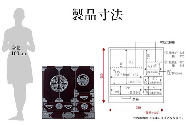仙台箪笥 帖面箪笥 常盤色漆塗り KB-29 （お申込書返送後3ヶ月～8ヶ月以内でお届け） 欅産業 たんす 家具 収納 インテリア [欅産業 仙台箪笥 タンス たんす 高級 工芸品 伝統]