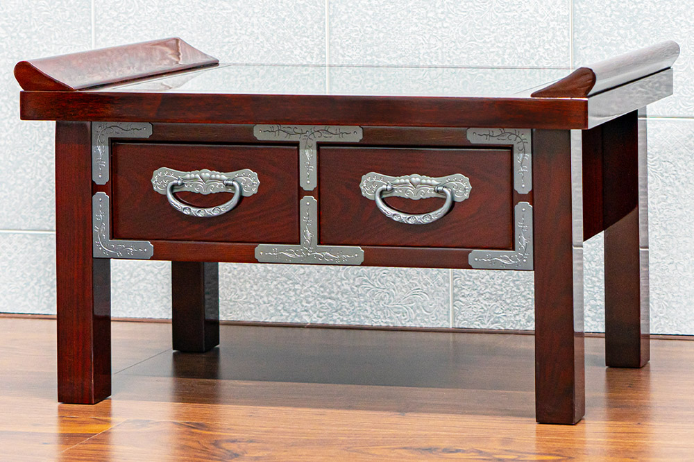 【仙台箪笥】経机 木地呂漆調ウレタン塗装 KHB-133D 仏具