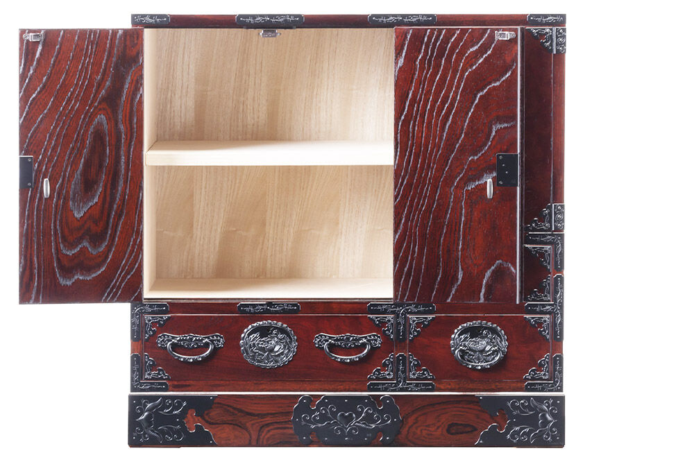 仙台箪笥 帖面箪笥 拭き漆塗り (申込書返送後、1ヶ月～6ヶ月程度でお届け) 欅産業 職人 おすすめ 船箪笥 [インテリア タンス 収納 家具 和 モダン 高級 和箪笥 小箪笥 伝統 工芸品 仏壇 仏具 神具 飾り棚 欅 漆塗 彫金 金具 装飾 仙台箪笥 船箪笥 舟箪笥 宮城 利府 欅産業]