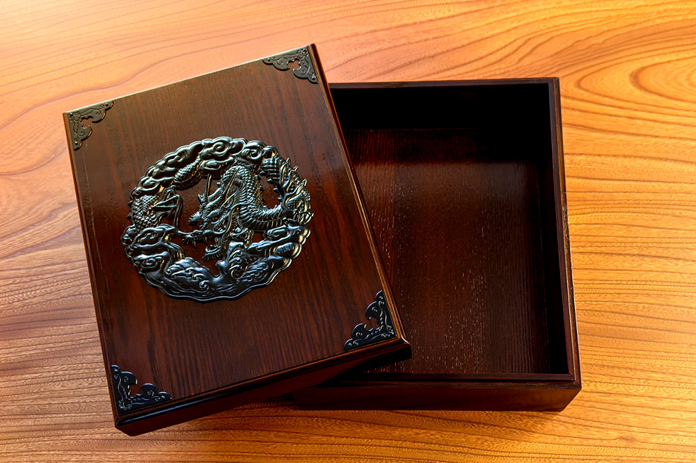 仙台箪笥 文箱 拭き漆調ウレタン塗装 KM-6UR 欅産業 収納 インテリア