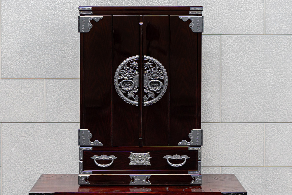 仙台箪笥 仙台仏壇18号 木地呂漆調 KHB-20D 高級 工芸品 伝統