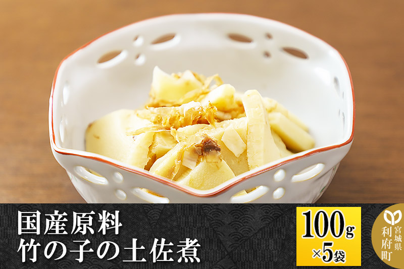 国産原料 竹の子の土佐煮 100g×5パック