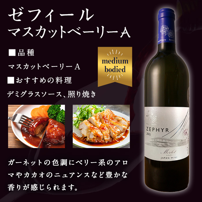 ＜受賞ワイン＞了美ワイン3本セット 750ml×3本 赤ワイン メルロー マスカットベーリーA ブラッククイーン アルコール ワインセット みらいファームやまと【了美ワイナリー】ta576