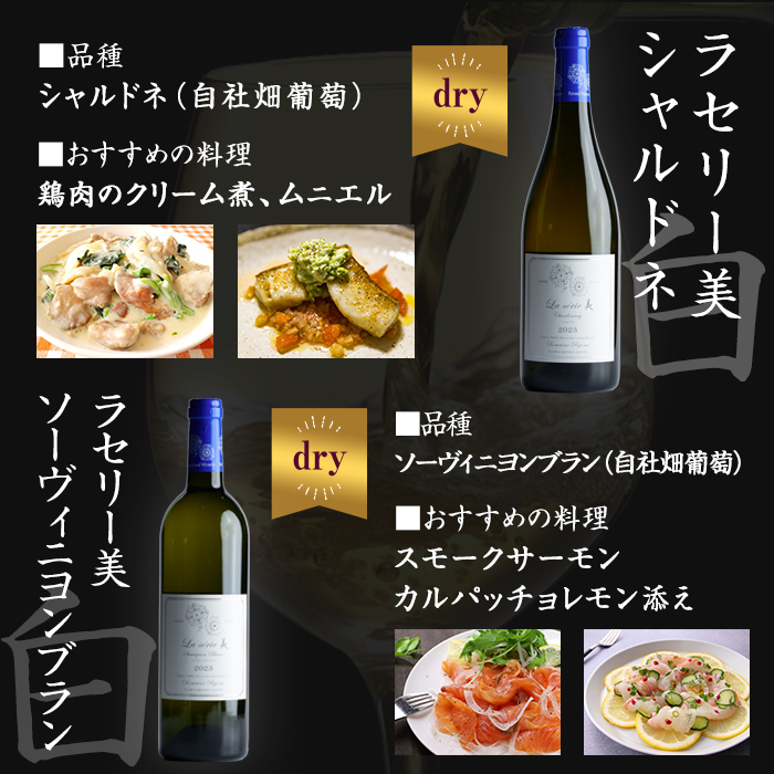 自社葡萄を使用したワインセット 750ml×5本 赤ワイン 白ワイン メルロー ピノノワール シャルドネ ソーヴィニヨンブラン モンドブリエ ミディアムボディ 辛口 ぶどう ブドウ アルコール みらいファームやまと 【了美ワイナリー】ta594