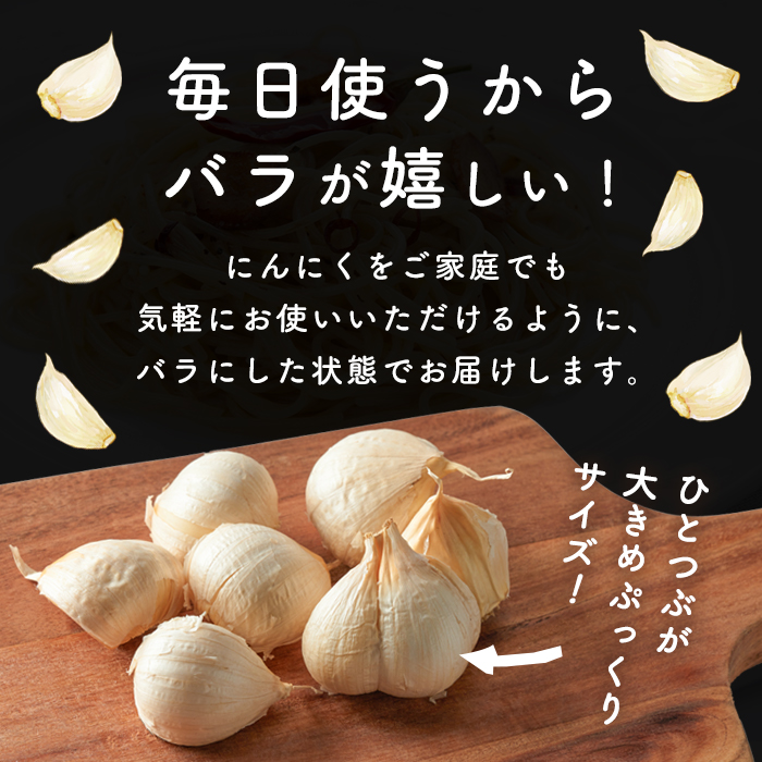 【全3回・隔月定期便】ワイナリーが作る特選にんにく 1kg×3回 バラ にんにく ニンニク ガーリック 了美ホワイト 六片種 ばら ホワイト六片 おつまみ ワイン 健康 食品 料理 産地直送 頒布会 宮城県 大和町 【了美ワイナリー】ta615