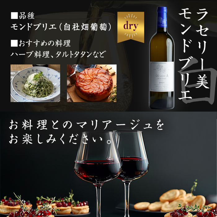 自社葡萄を使用したワインセット 750ml×5本 赤ワイン 白ワイン メルロー ピノノワール シャルドネ ソーヴィニヨンブラン モンドブリエ ミディアムボディ 辛口 ぶどう ブドウ アルコール みらいファームやまと 【了美ワイナリー】ta594