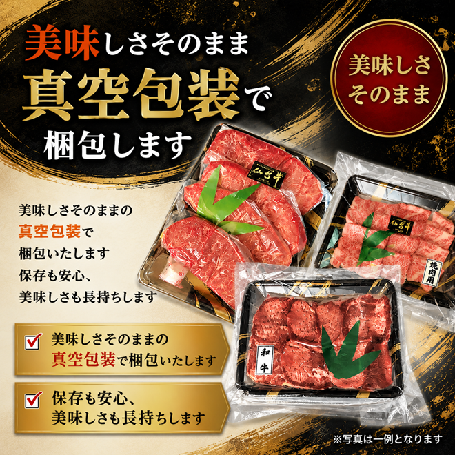 ＜3ヶ月定期便＞牛タン＆仙台牛 お肉の宮城県堪能セット 計2.4kg（800g×3回） すき焼き 牛肉 お肉 牛たん タン タン塩 味付き 厚切り 焼肉 BBQ バーベキュー 食べ比べ 頒布会 【有限会社佐藤精肉店】ta663