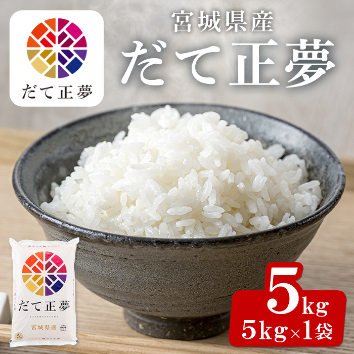 【令和7年産】宮城県産 だて正夢 5kg お米 おこめ 米 コメ 白米 ご飯 ごはん 伊達 だてまさゆめ おにぎり お弁当 ブランド米 5kg【株式会社パールライス宮城】ta355