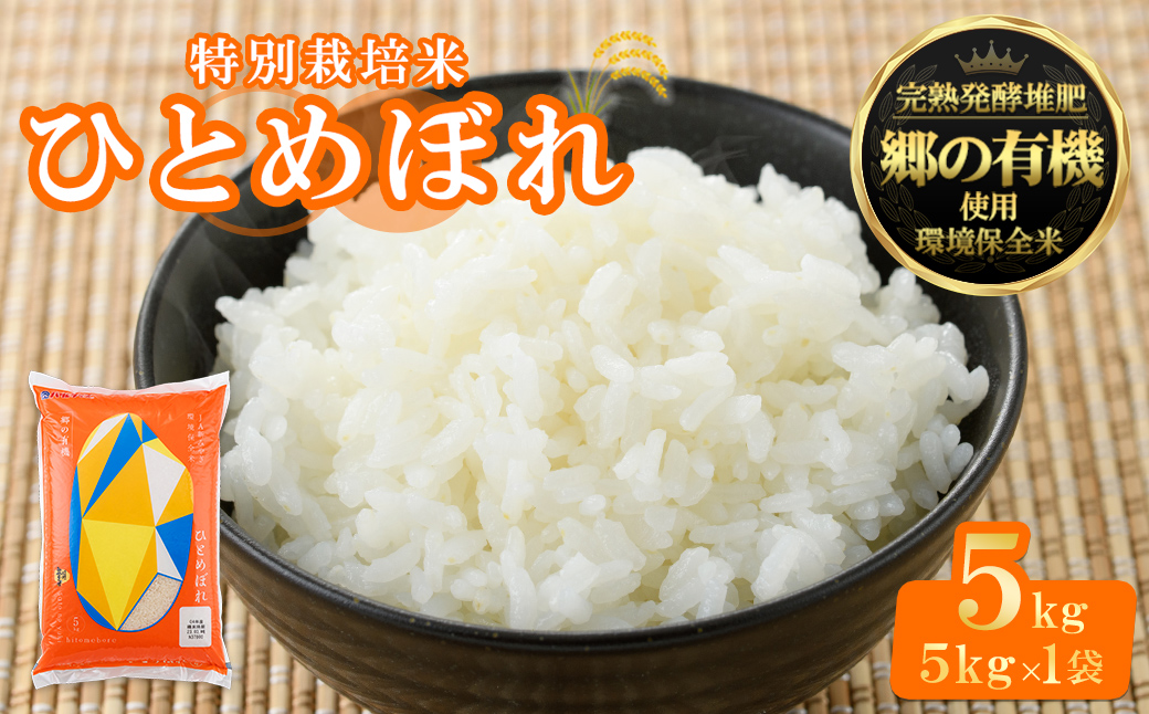 【令和7年産】宮城県産 郷の有機 ひとめぼれ 合計5kg お米 おこめ 米 コメ 白米 ご飯 ごはん おにぎり お弁当 有機質肥料【株式会社パールライス宮城】ta607