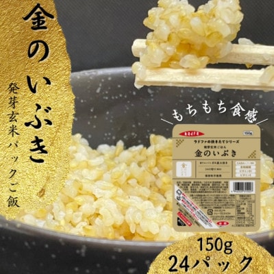 【宮城県産玄米】金のいぶき　発芽玄米パックごはん(150g×12個)×2セット