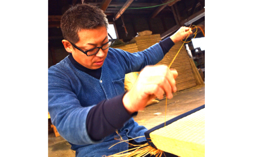 畳製作技能、日本一!加美町の畳職人が作る畳和雑貨/茣蓙・ランチョンマット(P市松)・畳コースター [佐々木畳工業 宮城県 加美町 44581409] ランチョンマット コースター い草 手作り