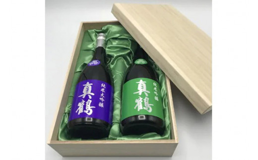 【巣篭りすき焼きセット!】真鶴 純米大吟醸/純米吟醸とA5ランク仙台牛すき焼き用(肩・もも)400g [44580920]