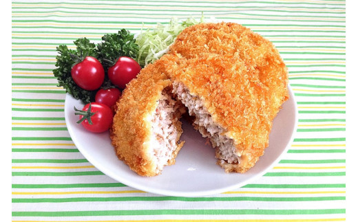 お肉屋さんのお惣菜 おだしまポーク使用 ジューシーメンチカツ 80g×6個 [関精肉畜産 宮城県 加美町 44581342] 豚肉 豚 ブランド豚 メンチカツ お惣菜 おかず おつまみ