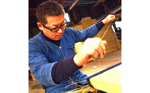 畳製作技能、日本一!加美町の畳職人が作る畳和雑貨/ランチョンマット(G花柄)と畳コースターのセット [佐々木畳工業 宮城県 加美町 44581402] ランチョンマット コースター い草 手作り