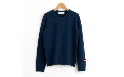 ラウンドネックプルオーバー(コルク)女性用サイズ:LL(42)≪白田のカシミヤ≫