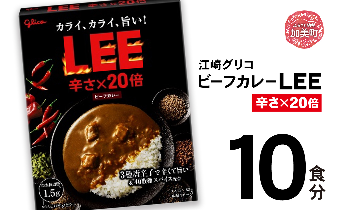 ビーフカレーLEE（20倍）10食セット 【13000円】 辛さ20倍