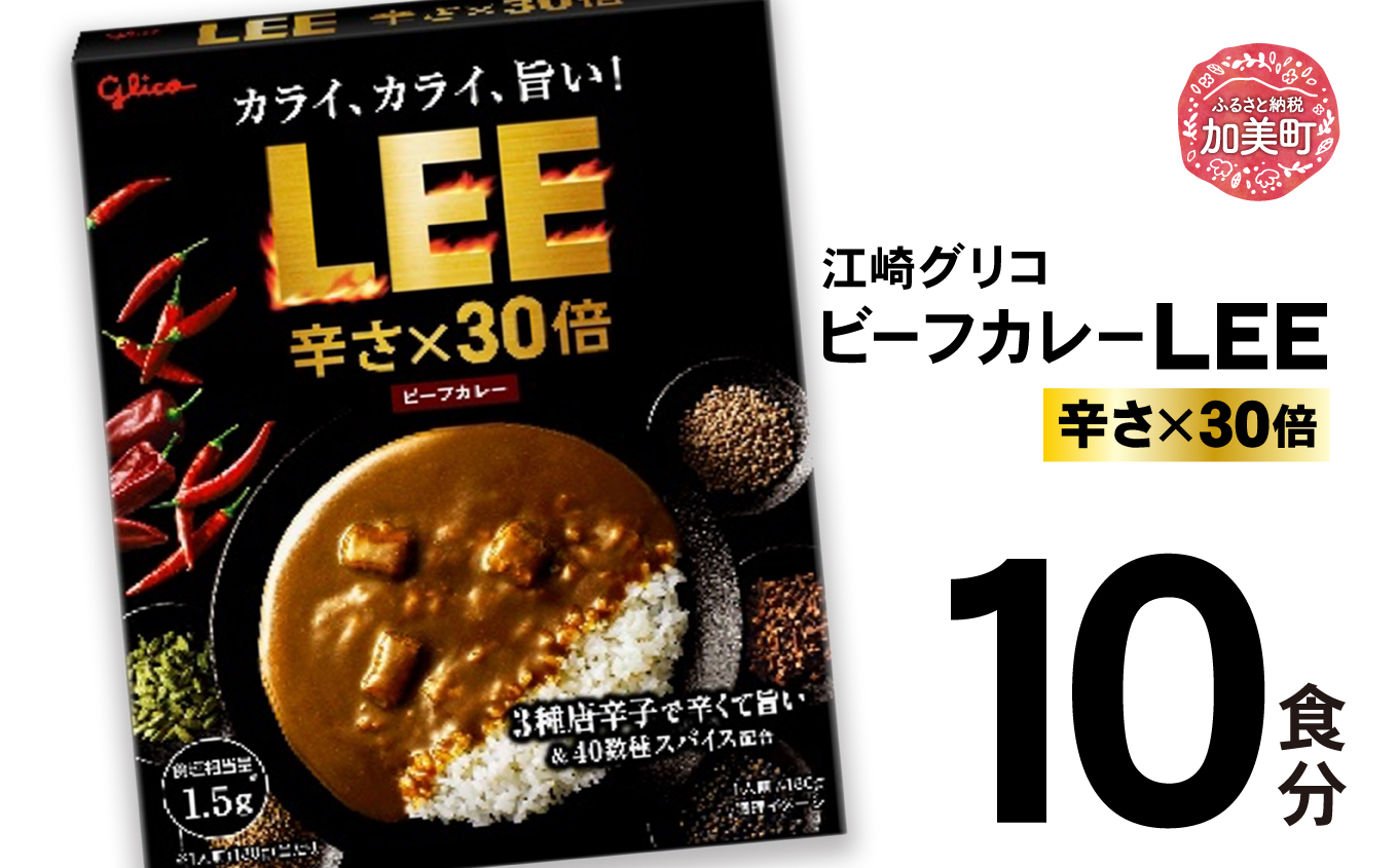 ビーフカレーLEE（30倍）10食セット 【13000円】 辛さ30倍