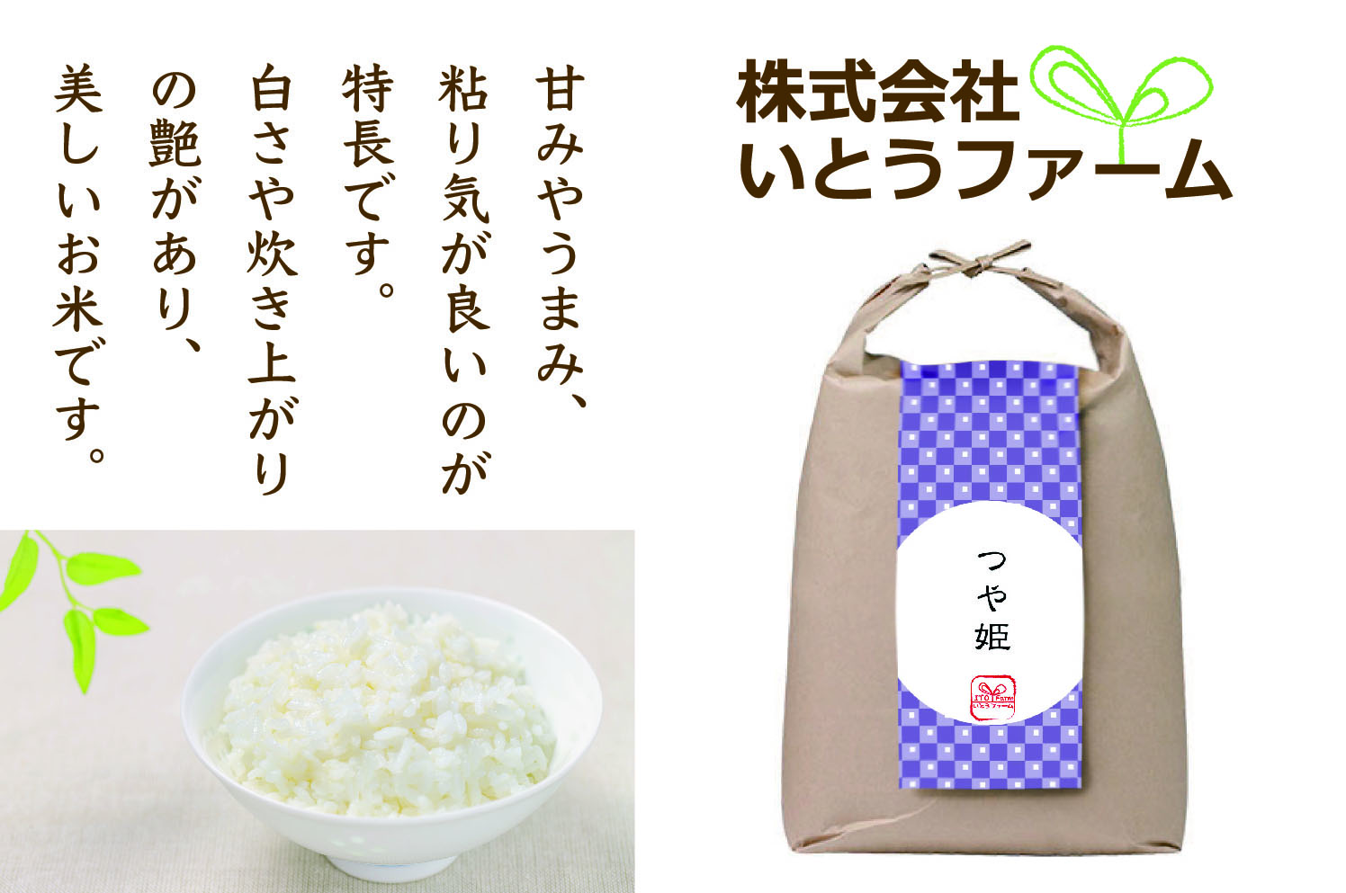 【2品種選べる】いとうファームの 令和6年産 食べ比べセットB 各2kg×2種 計4kg（ササニシキ・つや姫） / 米 お米 精米 白米 ご飯 食べ比べ セット 産地直送【itofarm002-2】 ササニシキ・つや姫
