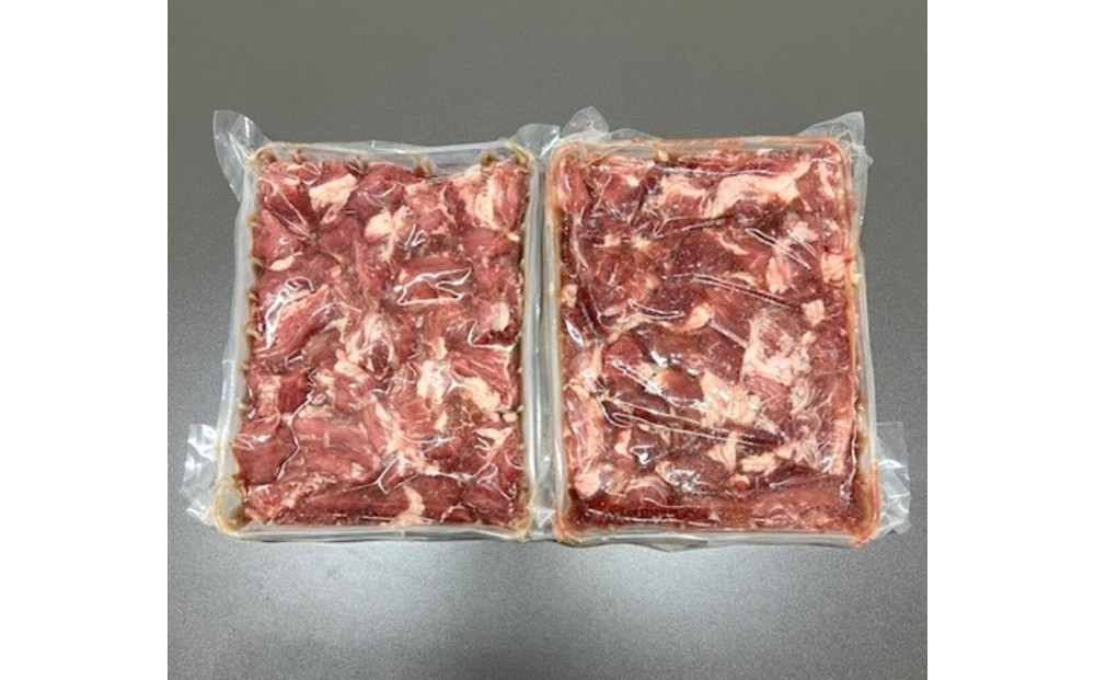 牛たんサガリ　サイコロステーキ　500ｇ×２パック