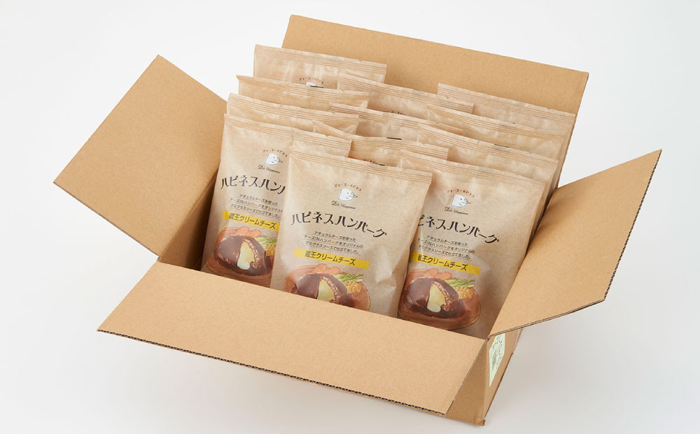 ハピネスハンバーグ　蔵王クリームチーズ　155ｇ(固形量110ｇ)×5個