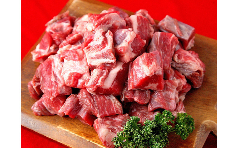 牛たんサガリ　サイコロステーキ　500ｇ×２パック