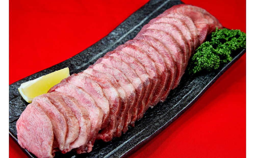 国産牛たん　厚切りスライス塩味　500ｇ