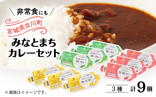三陸海の幸みなとまちカレーセット