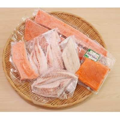 女川産銀鮭と季節の地魚セット【配送不可地域：離島】