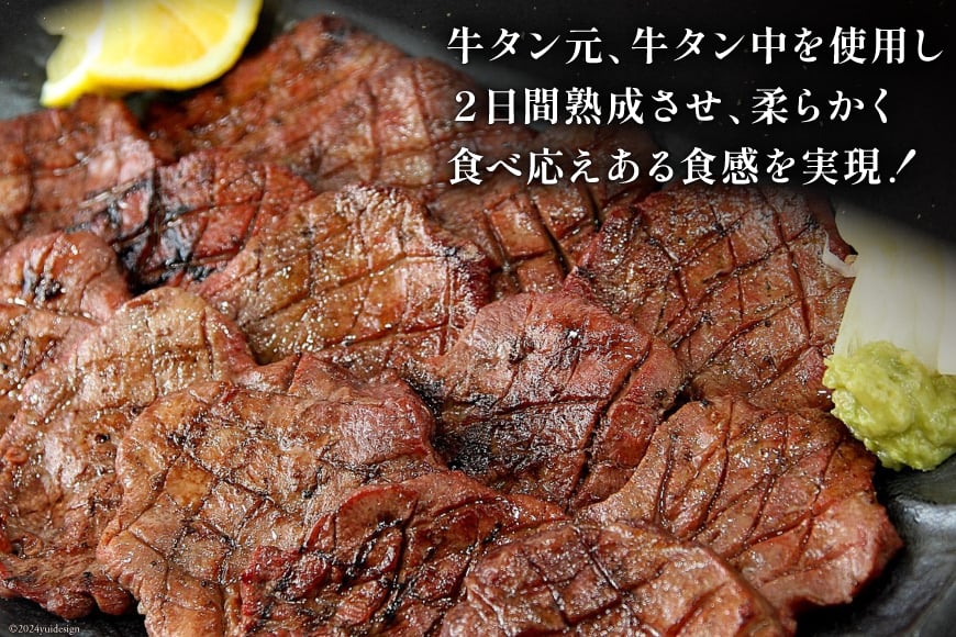 牛肉 佐利の牛タン 厚切 塩味 440g (220g×2p) [佐利 宮城県 南三陸町 30ag0004] 精肉 肉 牛肉 牛たん 牛タン ぎゅうたん タン タン塩 厚切り 味付き 肉 牛 冷凍 焼肉 焼き肉 BBQ アウトドア 小分け 冷凍