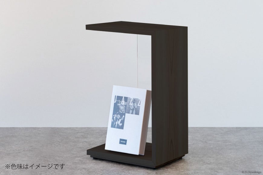 サイドテーブル 木製 Grain Side Table 黒森 1点 [丸平木材 宮城県 南三陸町 30bf0002-a] おしゃれ 木 インテリア 杉 日本製 木目 コンパクト 無垢 黒 国産 新生活 一人暮らし 収納
