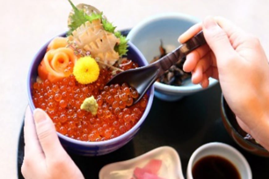 食事券 南三陸キラキラいくら丼 1名様分 [阿部長商店 宮城県 南三陸町 30aa0001] お食事券 海鮮 いくら イクラ いくら丼 イクラ丼