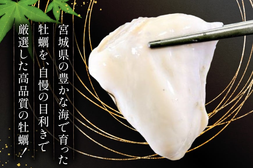【期間限定発送】 宮城県産 むき牡蠣 生食用 500g×2p 計1kg [及新 宮城県 南三陸町 30aw0005] かき カキ 牡蠣 生牡蠣 貝 魚介類 剥き身 むき身 殻なし 冷蔵 新鮮 なべ カキフライ 牡蠣ご飯 濃厚
