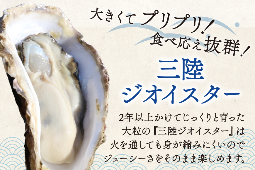 【期間限定発送】 殻付き 牡蠣 計40個 2種(三陸ジオイスター ＆ OMAKI ) 食べ比べ セット 各20個 牡蠣ナイフ付 [Geoyst 宮城県 南三陸町 m304bdz670001] かき カキ オイスター 生牡蠣 真牡蠣